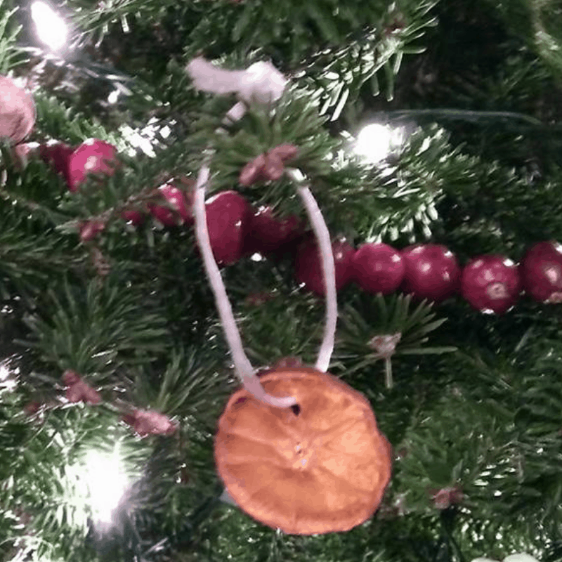 orange christmas ornaments