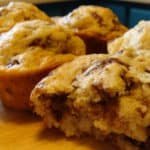 banana chocolate chunk muffins