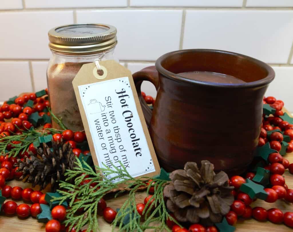 hot chocolate mix as gifts