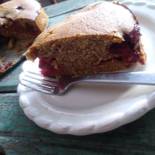strawberry rum cake
