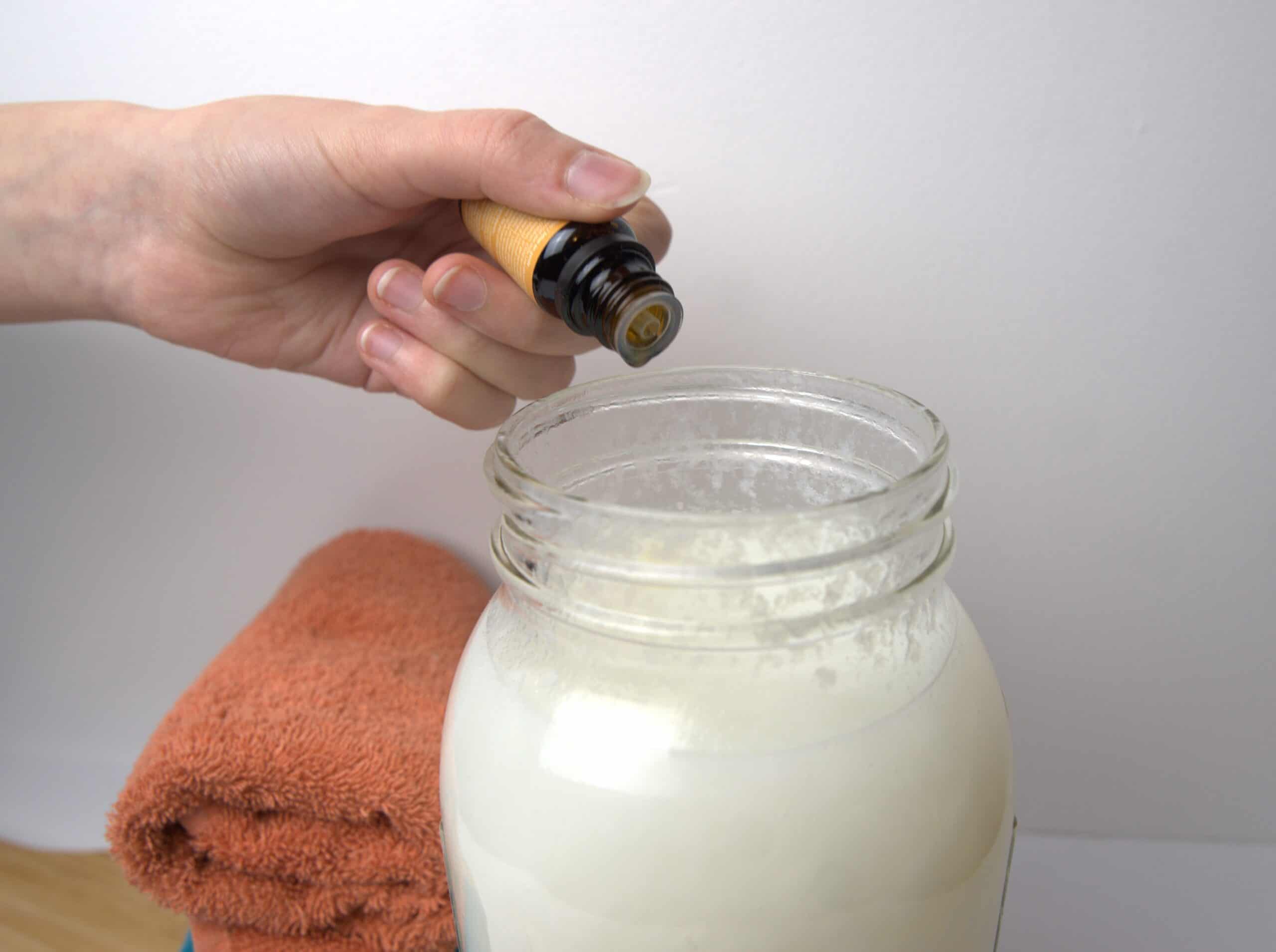 essential oils in homemade laundry soap