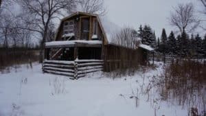 snow on the farm