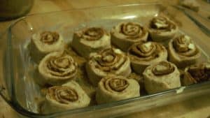 homemade cinnamon bun