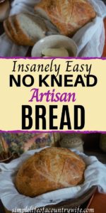 no knead artisan bread