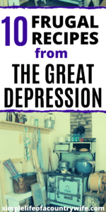 Great Depression Recipes
