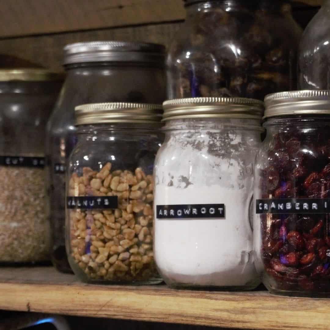 Mason Jar Pantry Organization Ideas – How we use glass jars for food storage