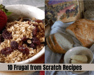 frugal from scratch recipes