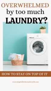 catch up on laundry