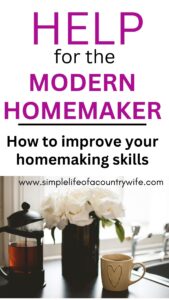 homemaking for beginners