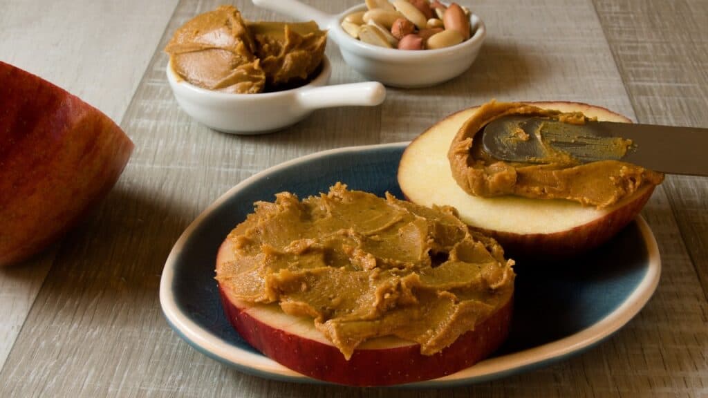 peanut butter and apples