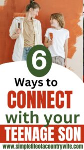 connect with your teenage son
