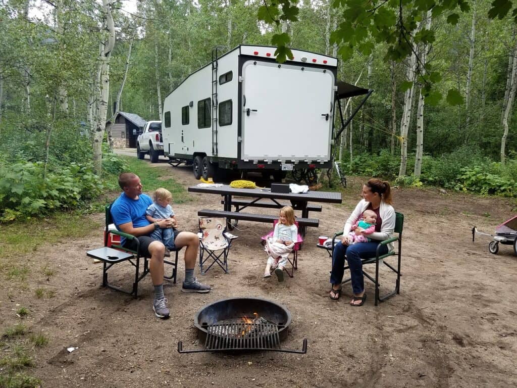 camping with kids