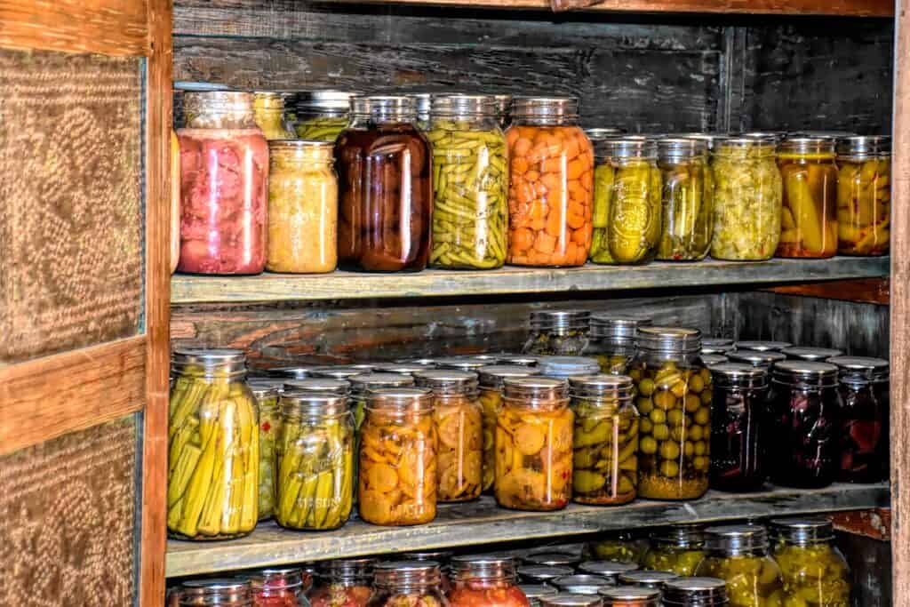 canning in a root cellar