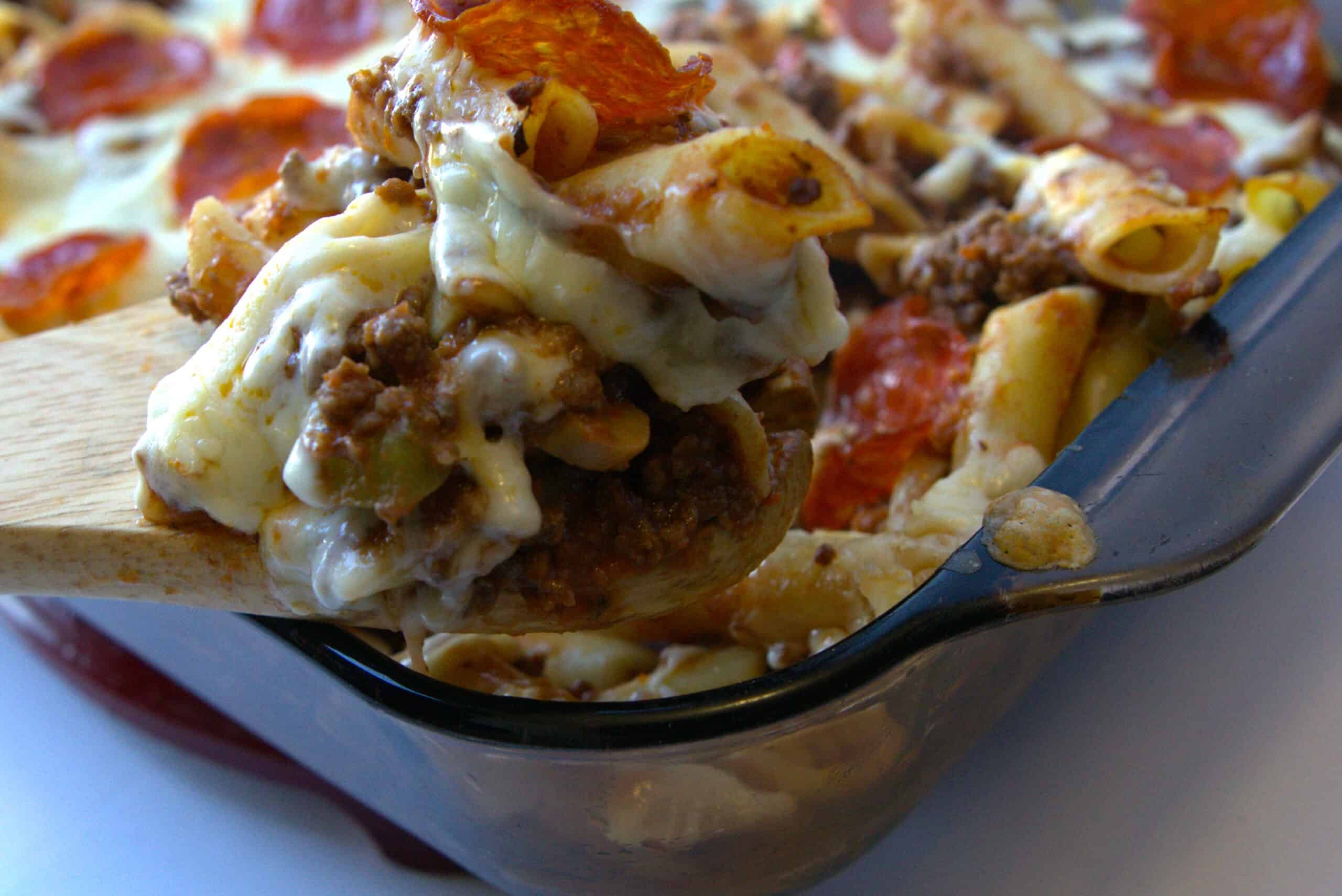 Cheesy Pizza Casserole