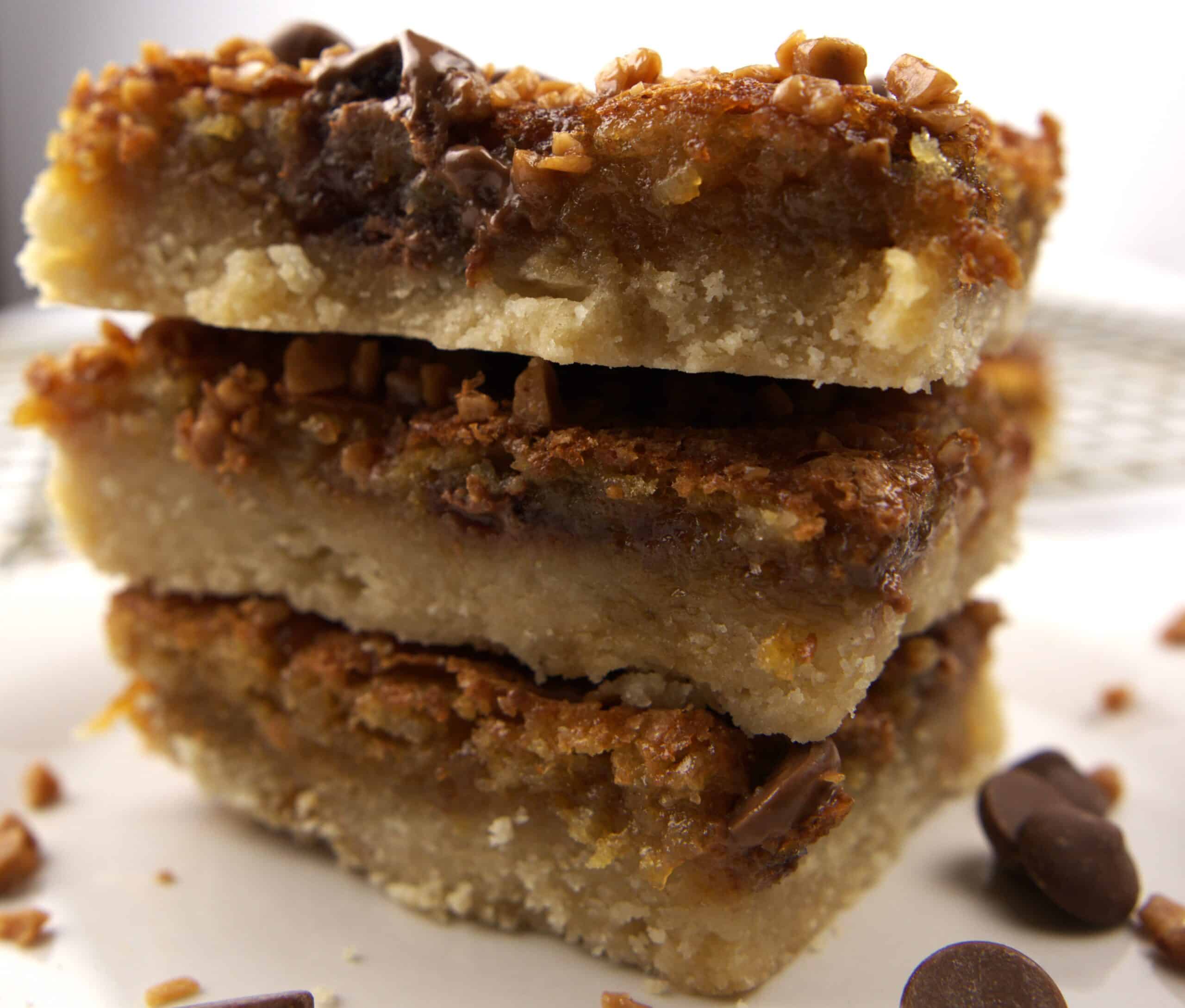 Toffee Butter Tart Squares