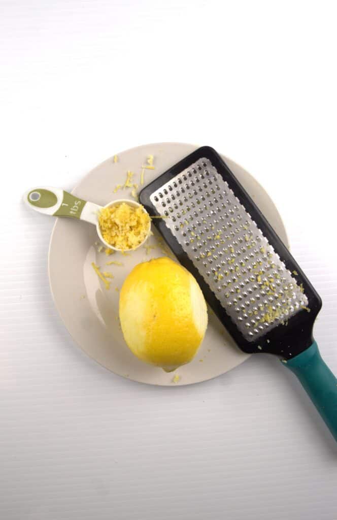 lemon zest, grated
