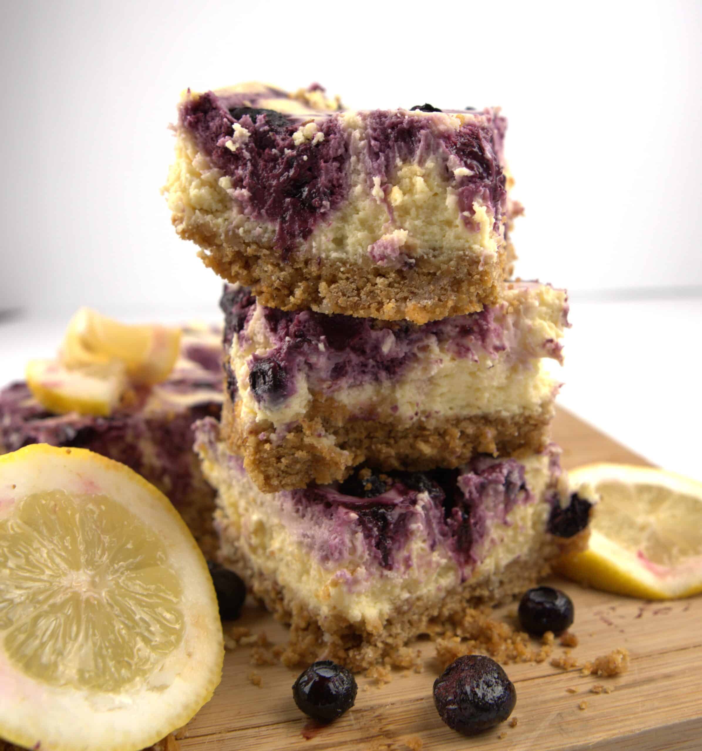 cheesecake swirl bars