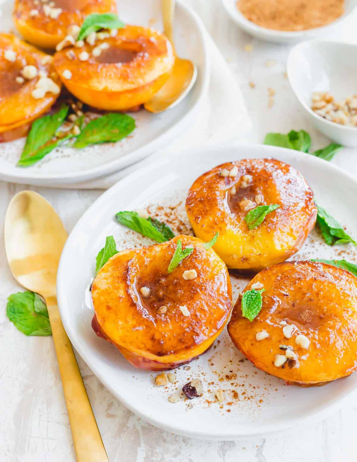 air fryer peaches