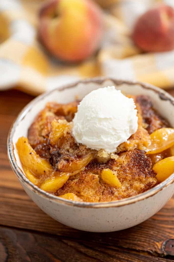 peach cobbler