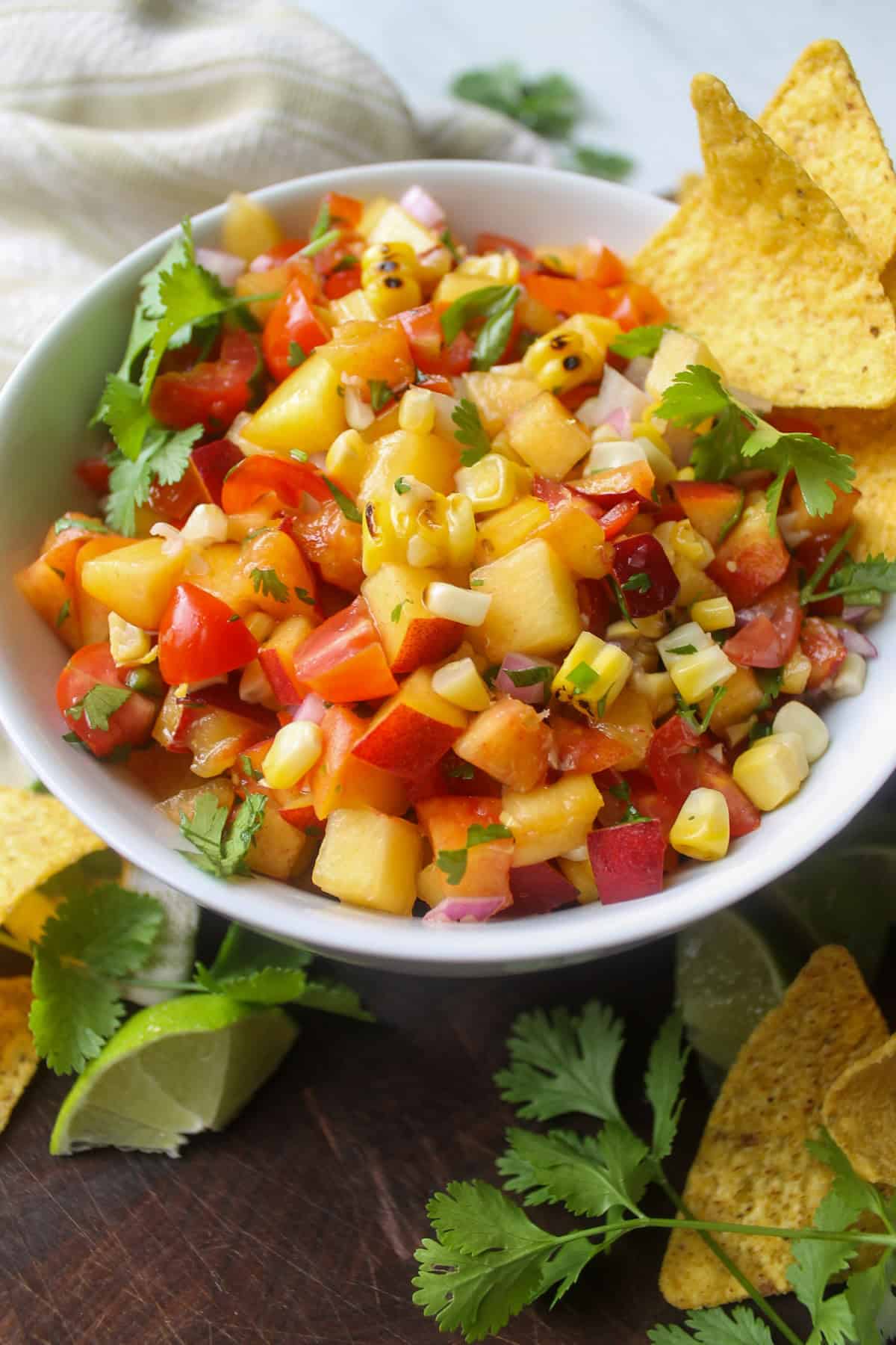 Peach Corn Salsa