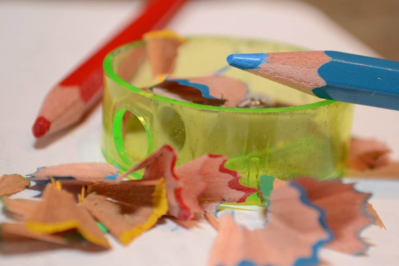 pencil crayons